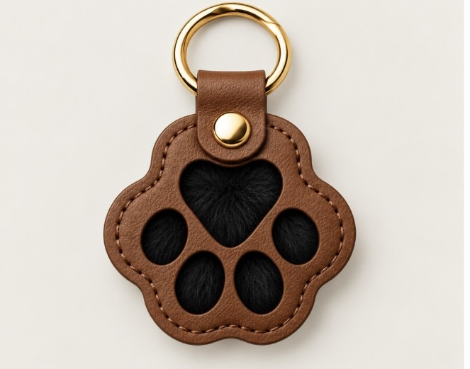 Paw Print Fur Keepsake Gift Set