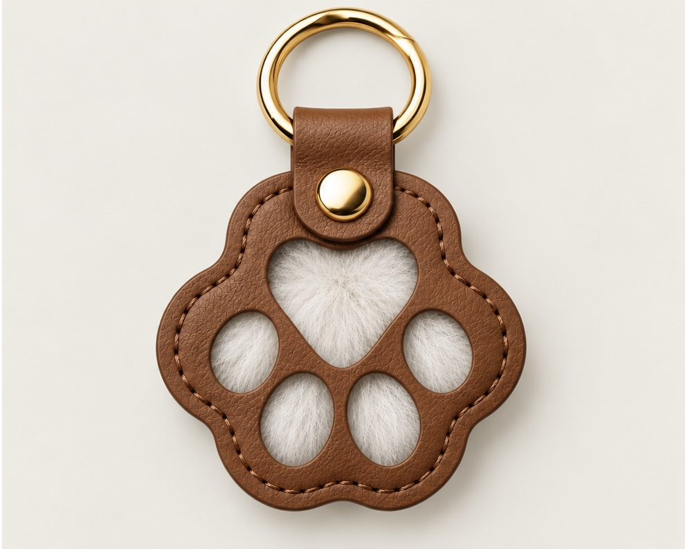 Paw Print Fur Keepsake Gift Set