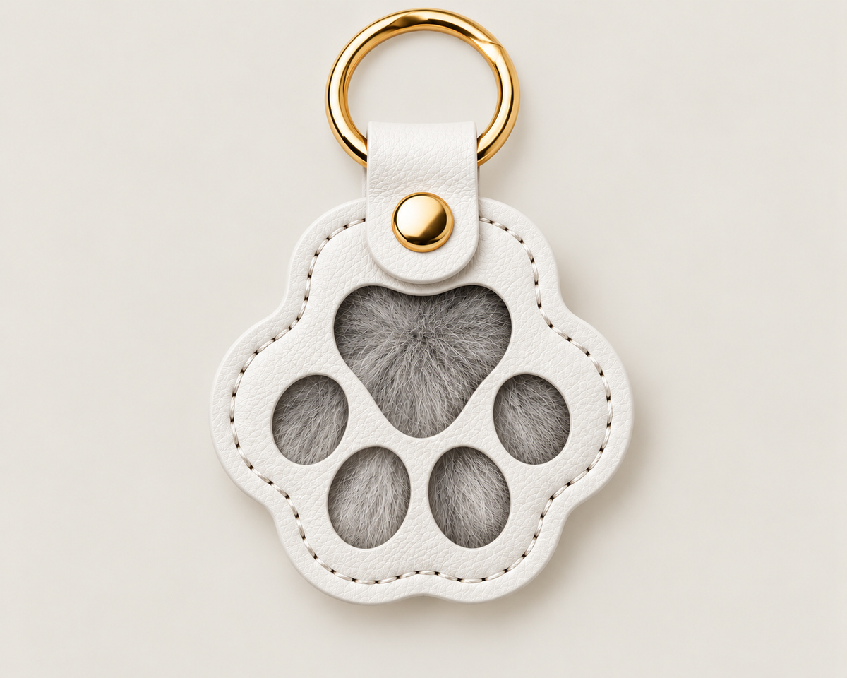 Paw Print Fur Keepsake Gift Set