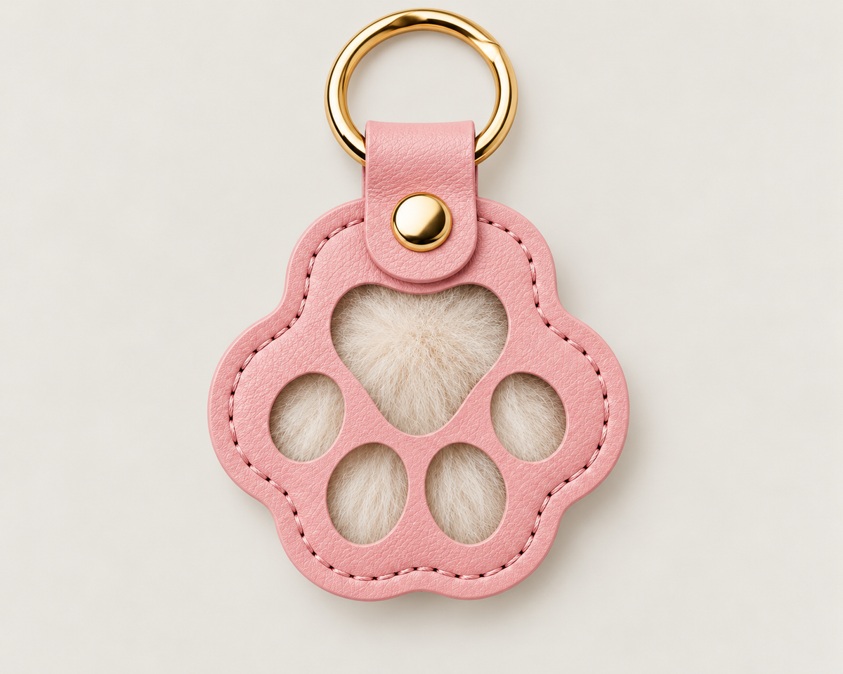 Paw Print Fur Keepsake Gift Set